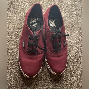 Maroon vans NWOT size 8